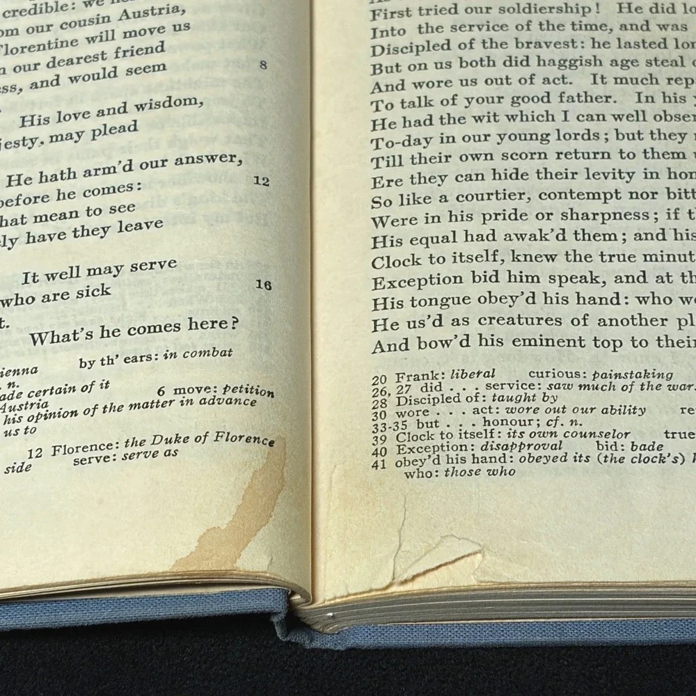 The Yale Shakespeare: All's Well That Ends Well – (Hardcover, 1958) 2nd Printing